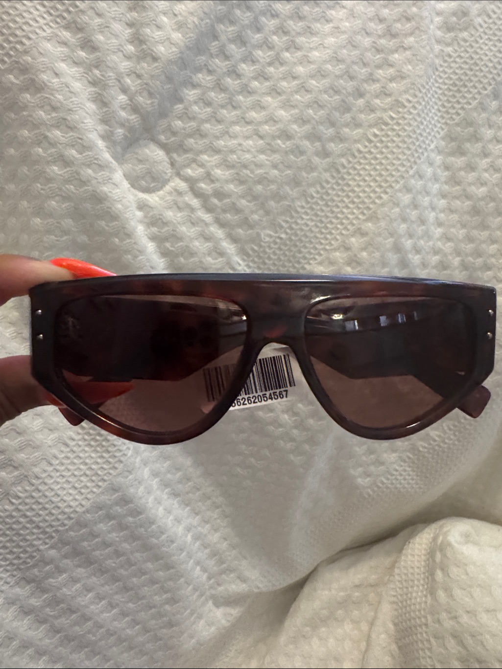 Dolce & Gabbana Red Shiny Sunglasses